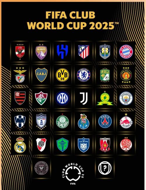 2025世俱杯參賽球隊(duì)名單_2025世俱杯32席已定31席_世俱杯2025賽程