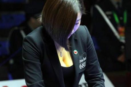 呂帥希臺(tái)球?qū)懻鎋中國(guó)斯諾克美女裁判呂帥希圖片_中國(guó)臺(tái)球界性感裁判